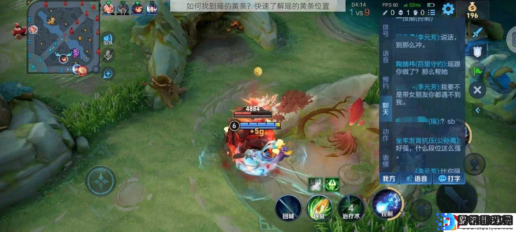 如何找到瑶的黄条