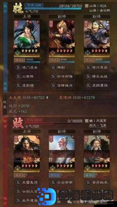 国志14夏侯渊数据图鉴：魏国武将夏侯渊能力属性全面解析