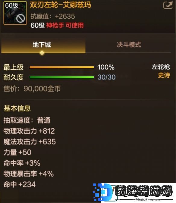 DNF手游双刃左轮艾娜兹玛图鉴
