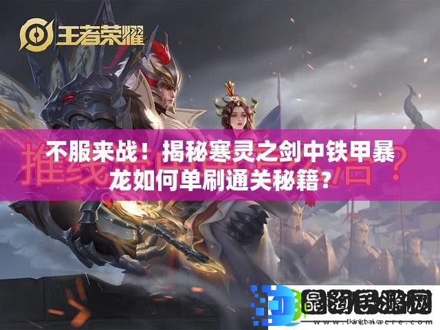 不服来战！揭秘寒灵之剑中铁甲暴龙如何单刷通关秘籍