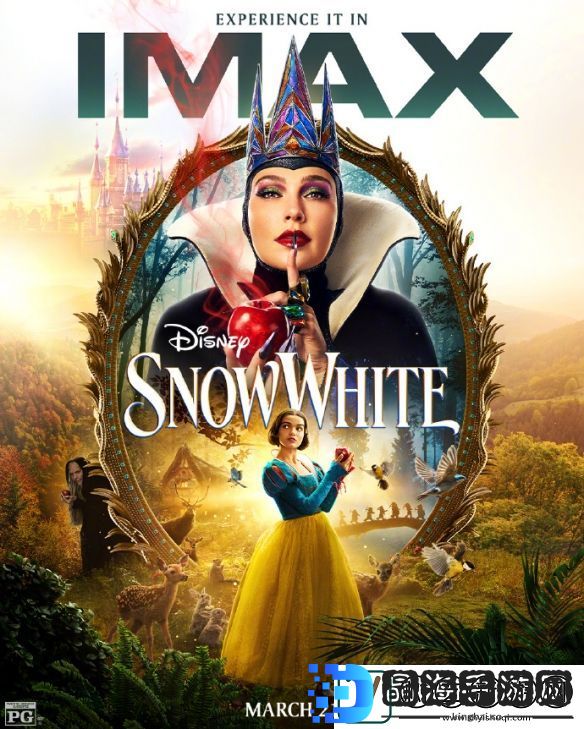 迪士尼真人版白雪公主新海报