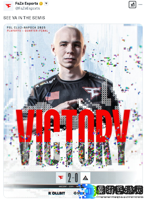 FaZe击败SAW赛后动态一览